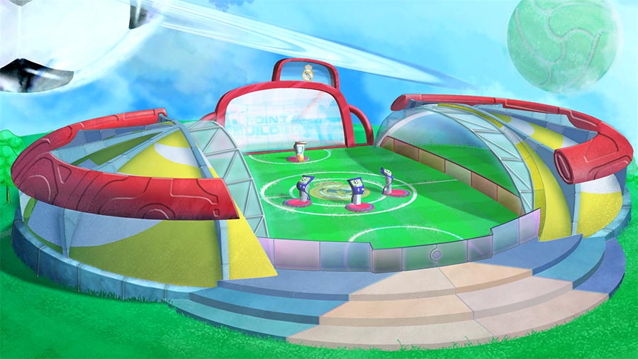 Soccer game - Scenery design - Real Madrid Stadium