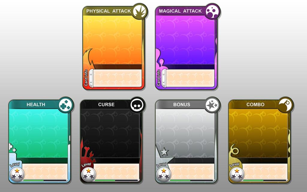 Pig rider - card game - Card base design