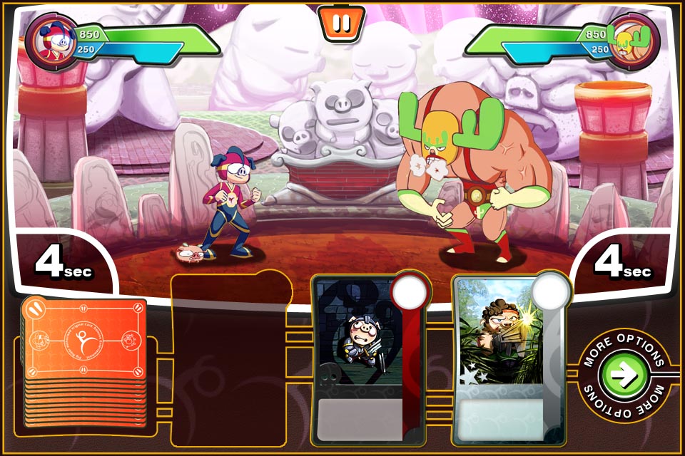Pig rider card game screenshot