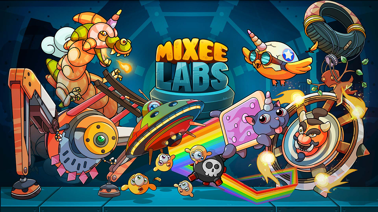 Mixee labs game cover - smartphone - Character design - Credits: Andrés Avaray & Sergi Lorenzo