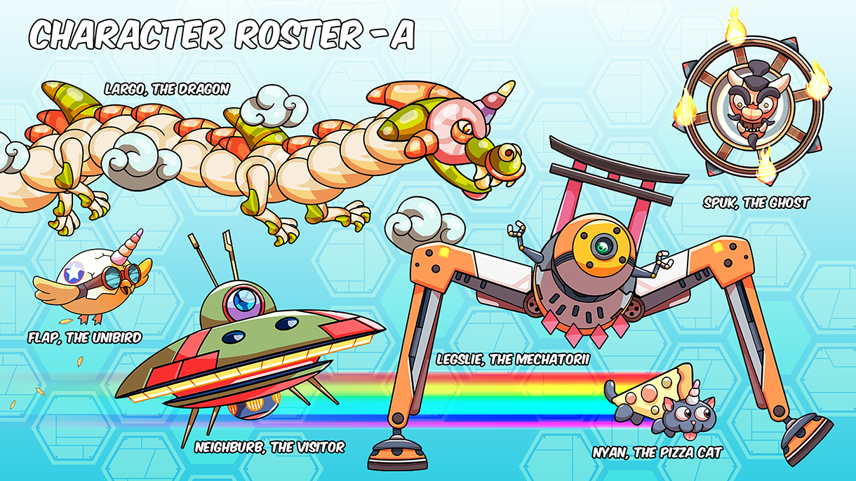 Mixee labs - Game character design - Concept art