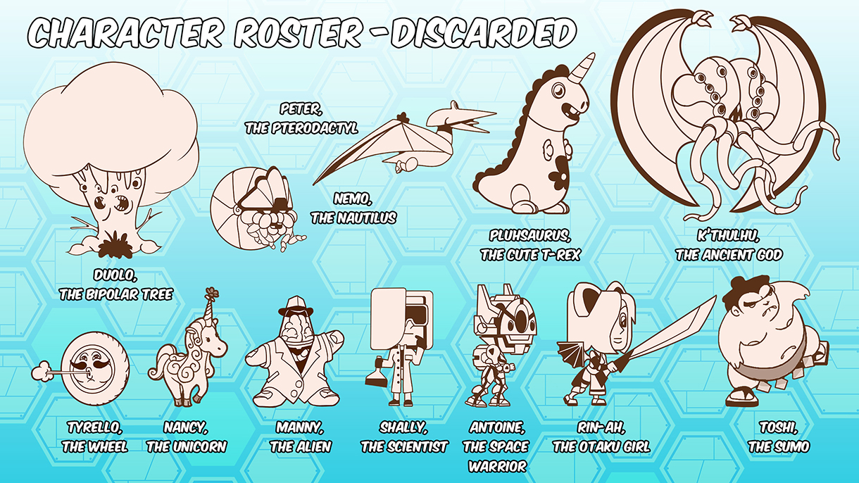 Mixee labs - Game character design - Concept art