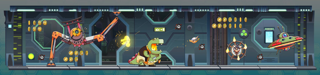 Mixee labs - smartphone - character & scenery design - screenshot