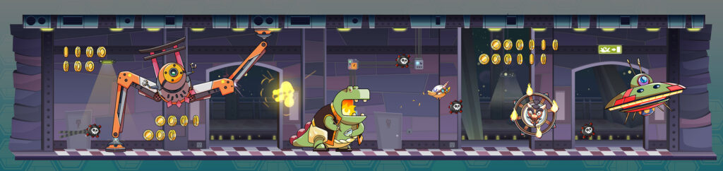 Mixee labs - smartphone - character & scenery design - screenshot