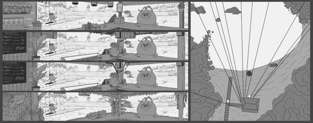Trina Zero TV commercial concept, storyboard and camera shooting by Andrés Avaray
